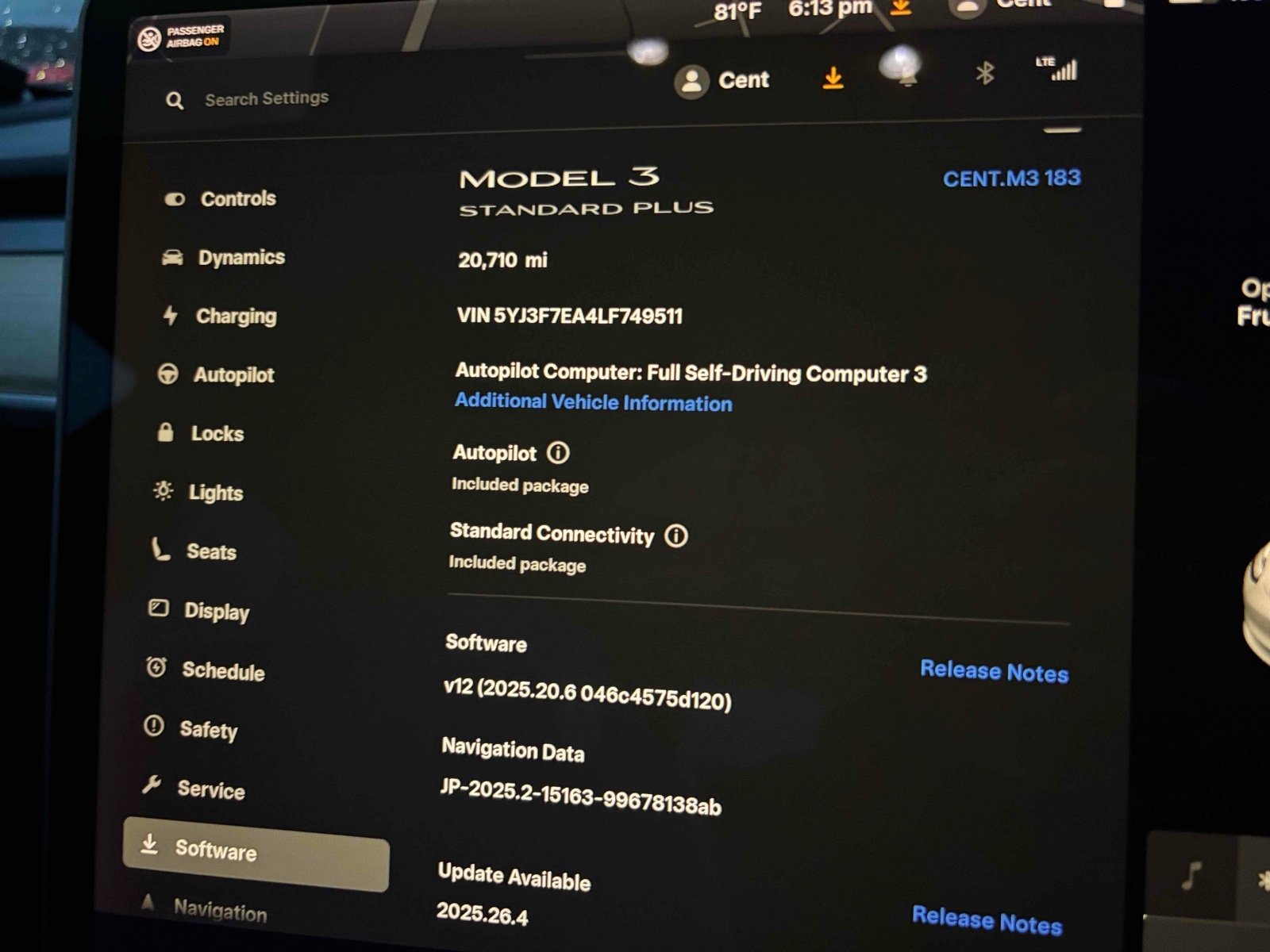 TESLA MODEL 3 STANDARD RANGE PLUS Thumbnail 6