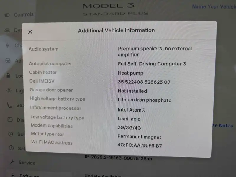 TESLA MODEL 3 STANDARD RANGE PLUS Thumbnail 7