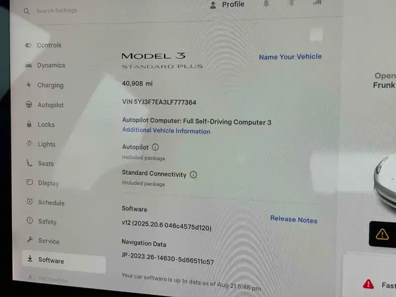 TESLA MODEL 3 STD RANGE PLUS Image 9